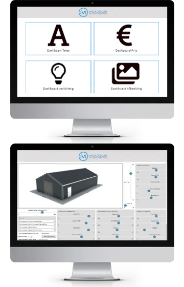 Beheer uw configurator met het Moogue Dashboard